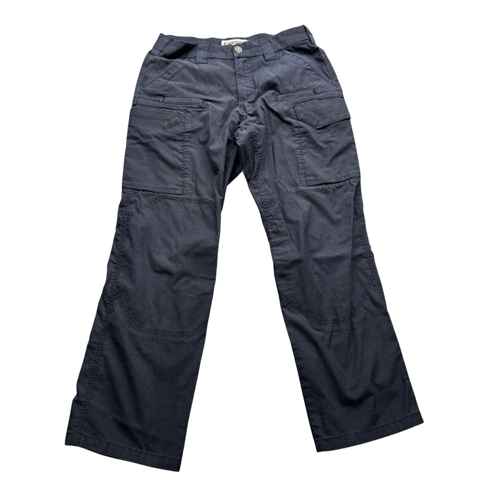 First Tactical Cargo Pants Men's W32 L30 Black Tactical Utility Workwear Outdoor